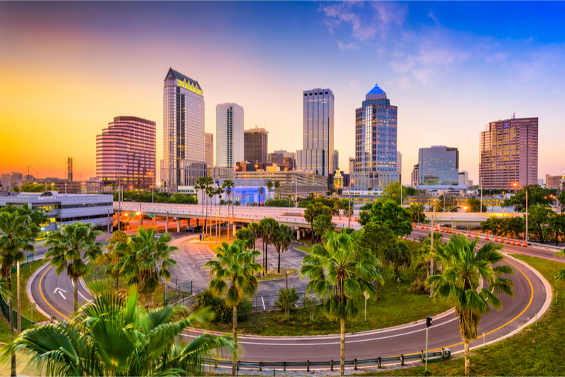 Skyline of downtown Tampa