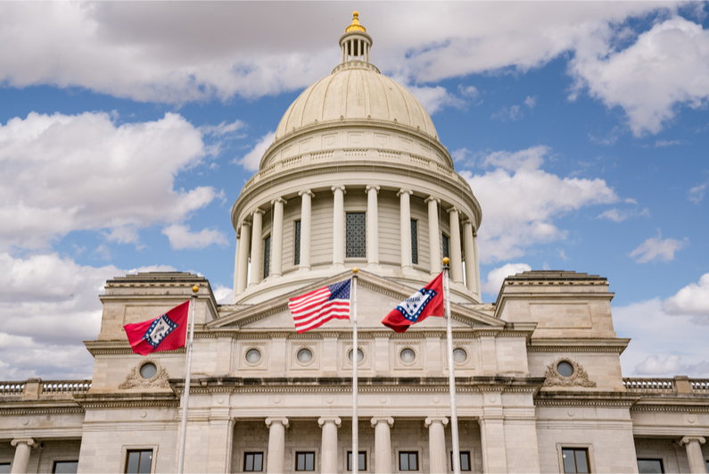 Arkansas Capitol Building in Little Rock, AR