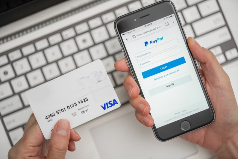 Using PayPal with a phone