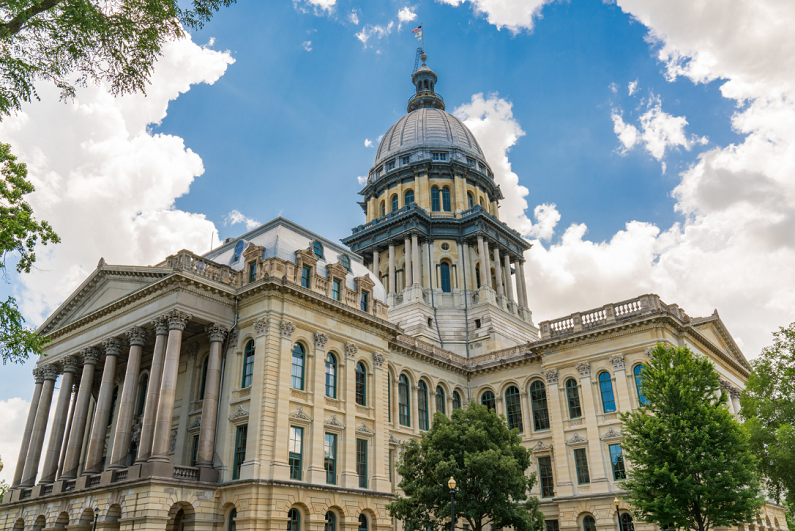 Illinois State Capital Building in Springfield