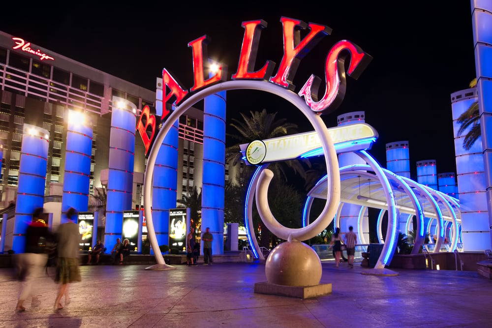 Bally's casino-hotel sign in Las Vegas